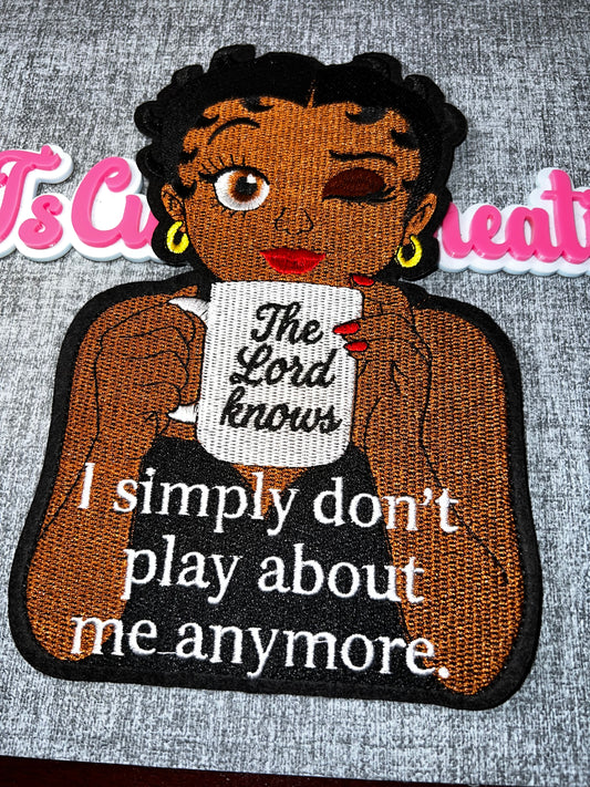 The Lord Knows Faith Patch – Embroidered Applique
