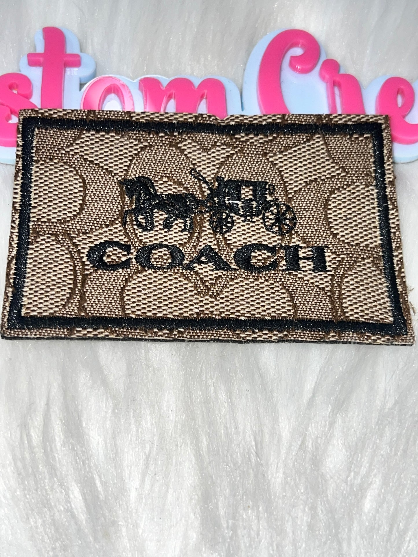 ✨ Tan Woven Rectangle Patch ✨