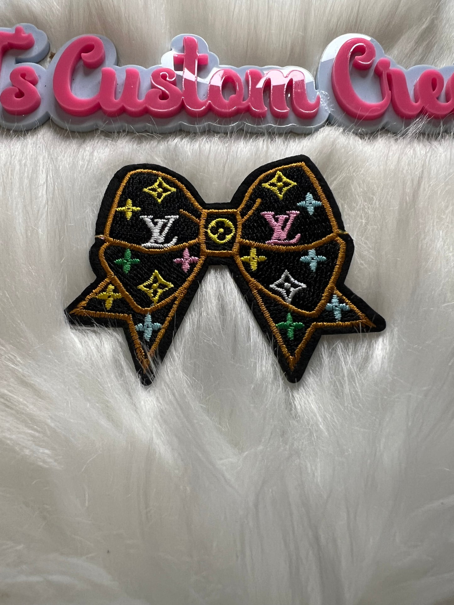 Black Colorful LV