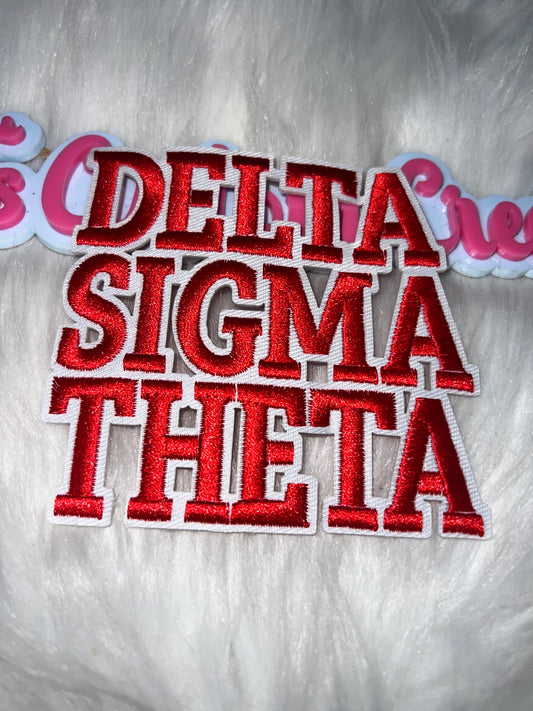 ⭐ Delta Sigma Theta – IRON-ON PATCH