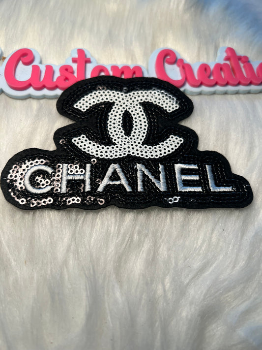 Sequin Black White CC