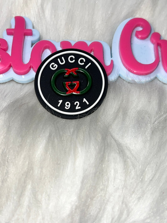 Luxury Style Black Round Designer Inspired Tag