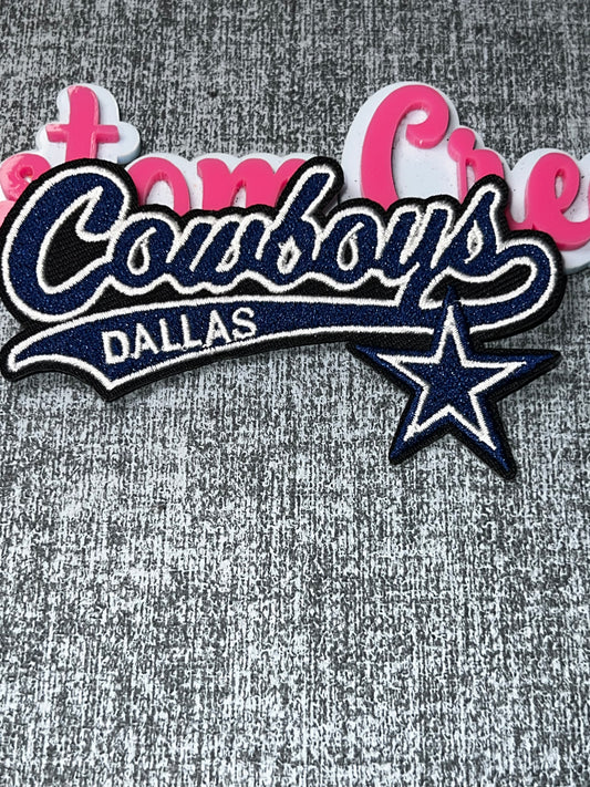 Blue Star Embroidered Patch