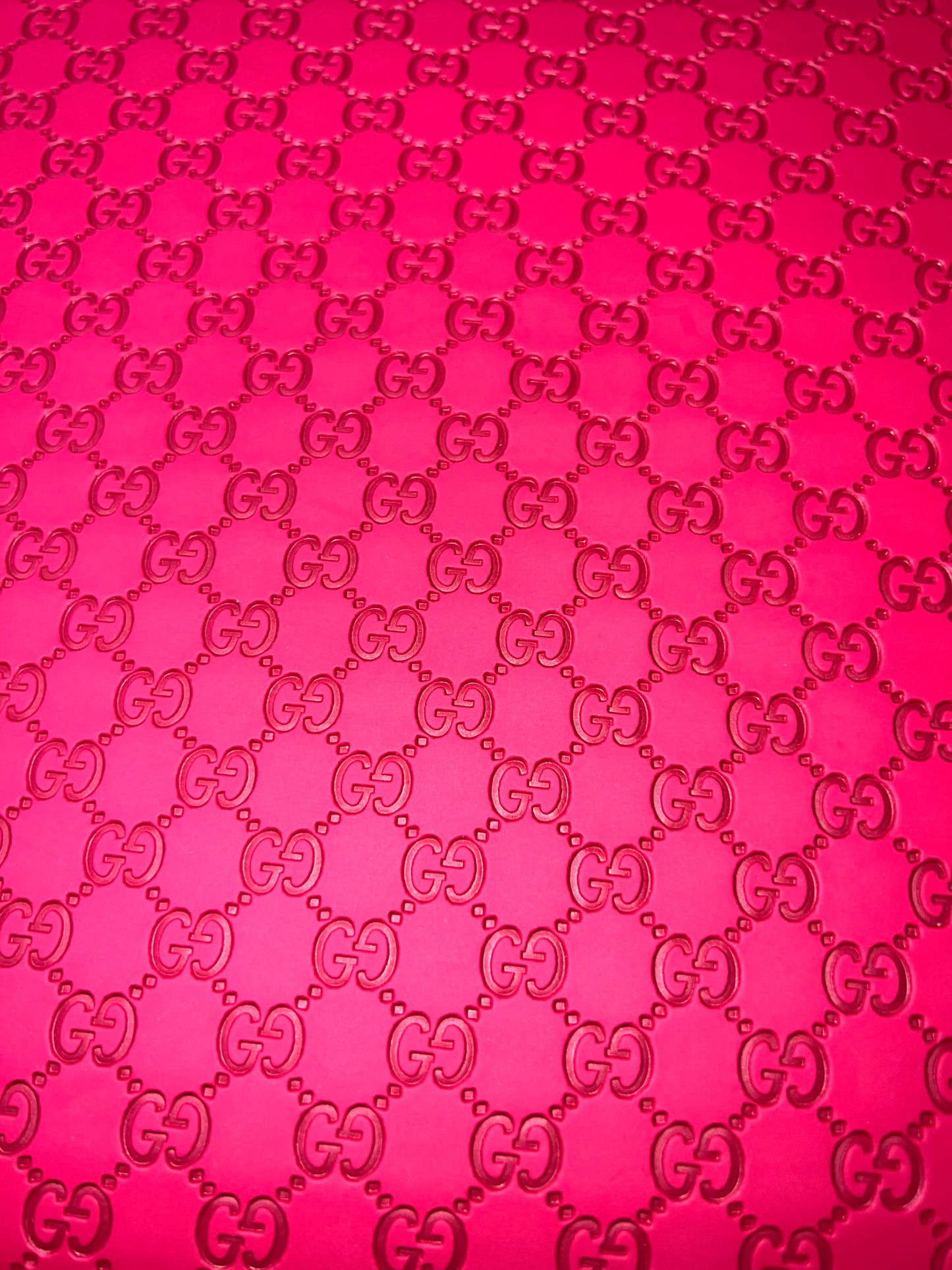Wine Red Embossed Faux Leather Sheet