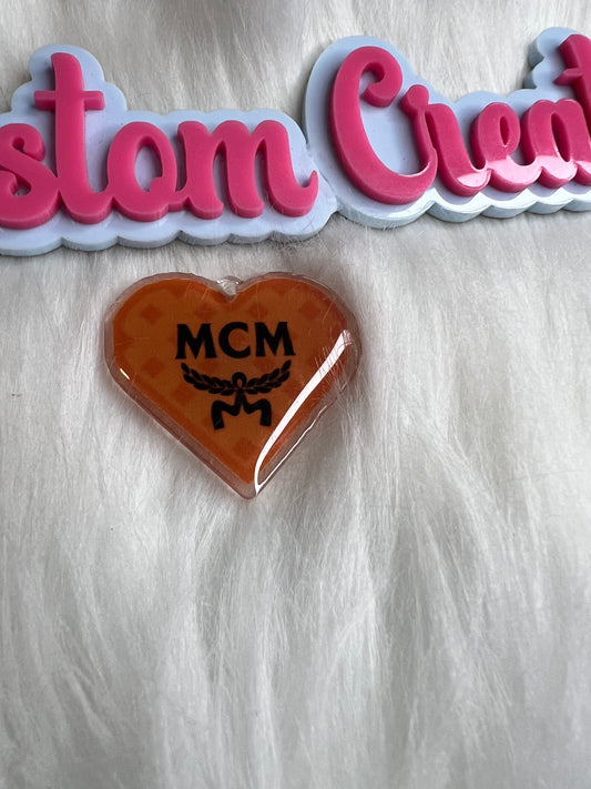 Orange MCM Heart
