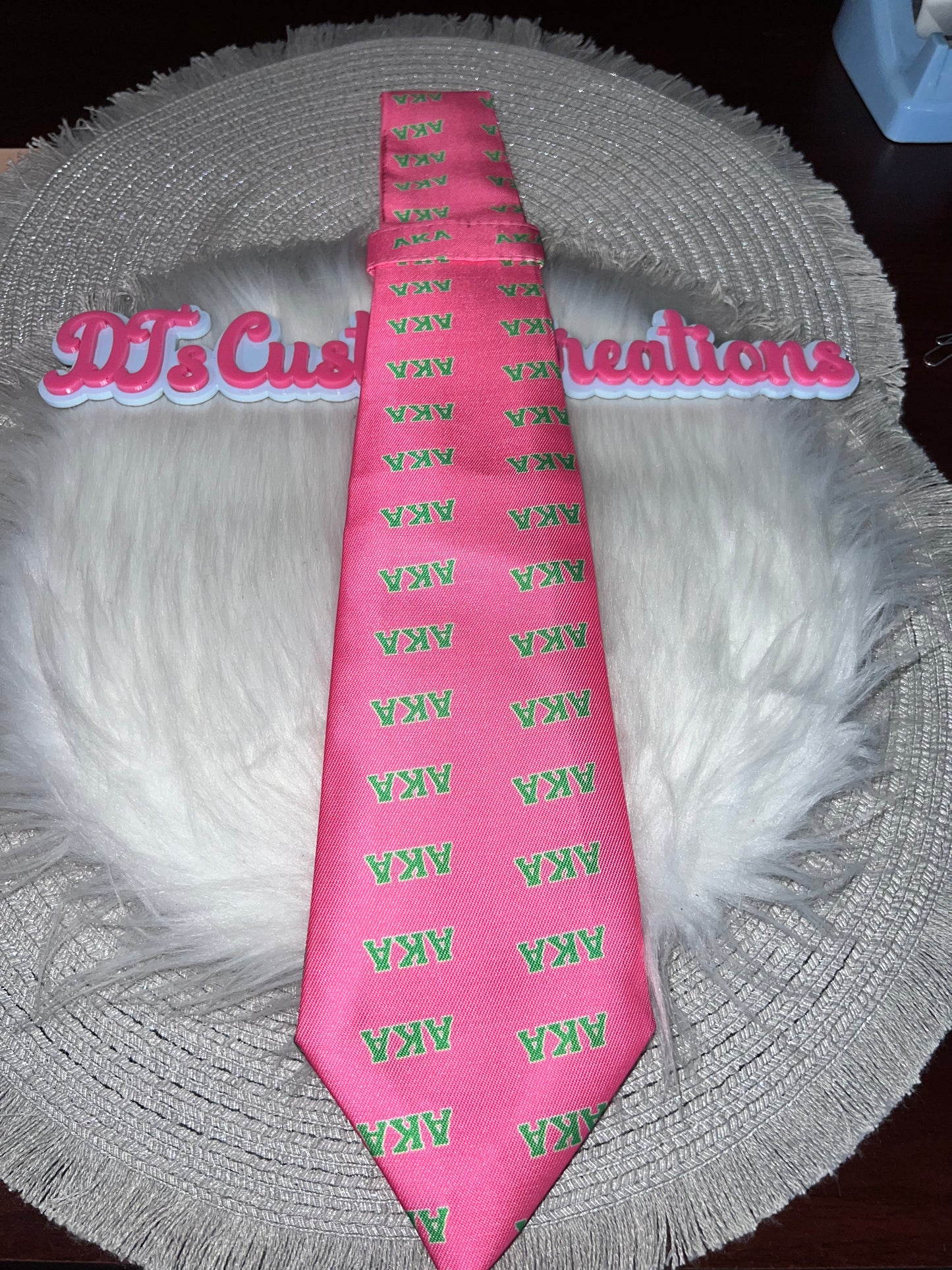 💚💗 Green AKA Crest Tie