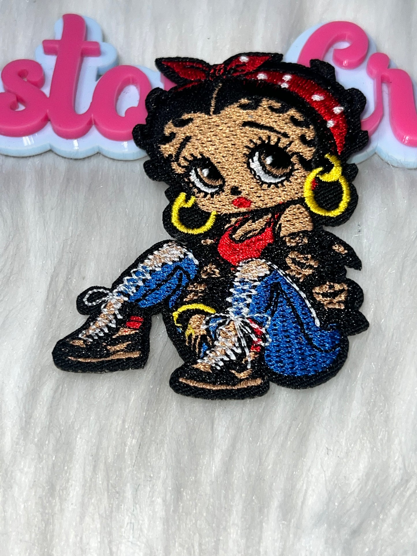 Vintage Girl Patch