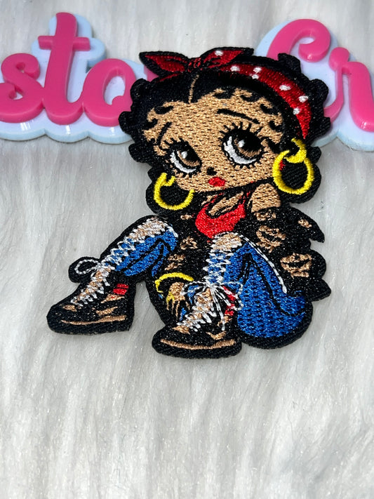 Vintage Girl Patch