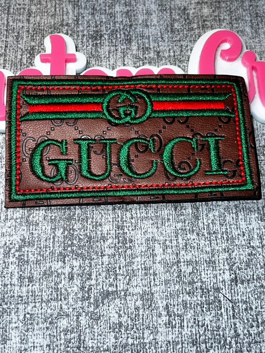 Stripe Rectangle Embroidered Patch Iron On
