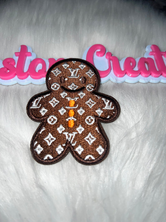 LV Gingerbread Man Patch