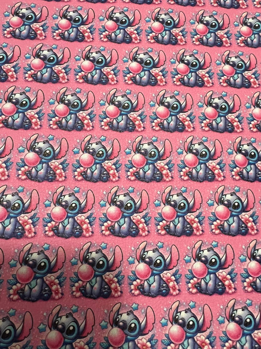 Pink Stitch Bubble Gum