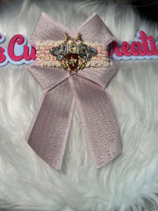 🌸 Pink Bee “DIOR” Brooch