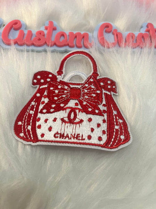 Cherry White CC Purse