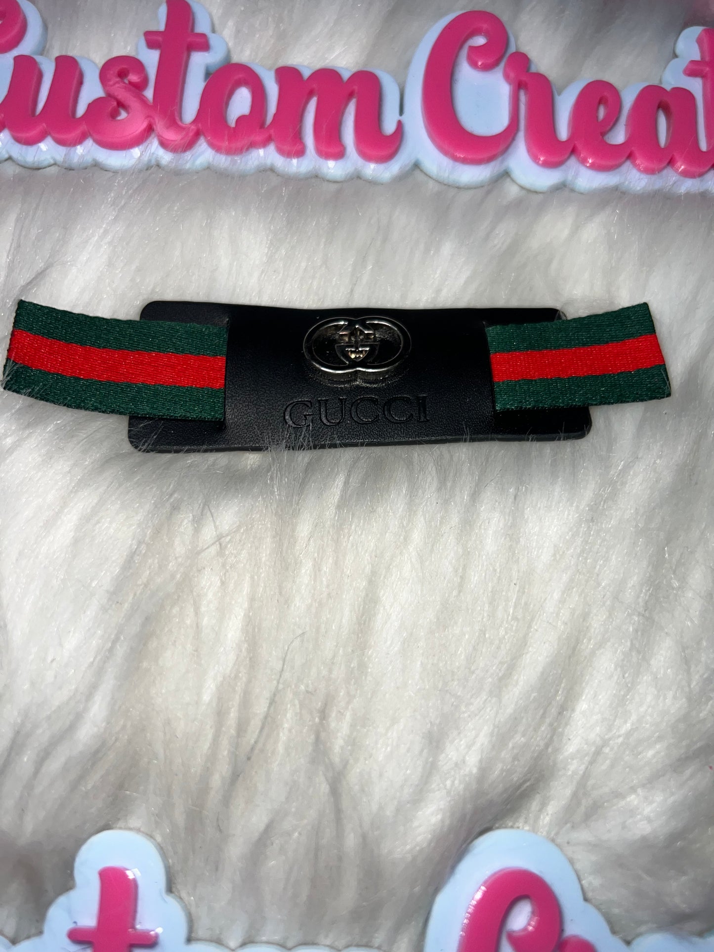 Fashion Stripe Accent Tag – Faux Leather Craft Embellishment for Hats, Bags & DIY Projects