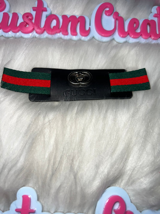 Fashion Stripe Accent Tag – Faux Leather Craft Embellishment for Hats, Bags & DIY Projects
