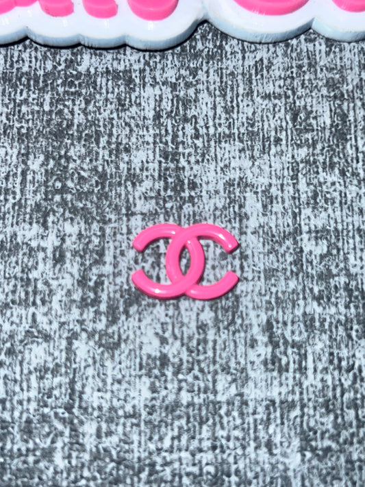 Mini Pink Double Loop Charm – Luxe Statement Charm