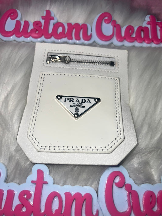 Zipper Pocket Patch – Faux Leather Craft Embellishment