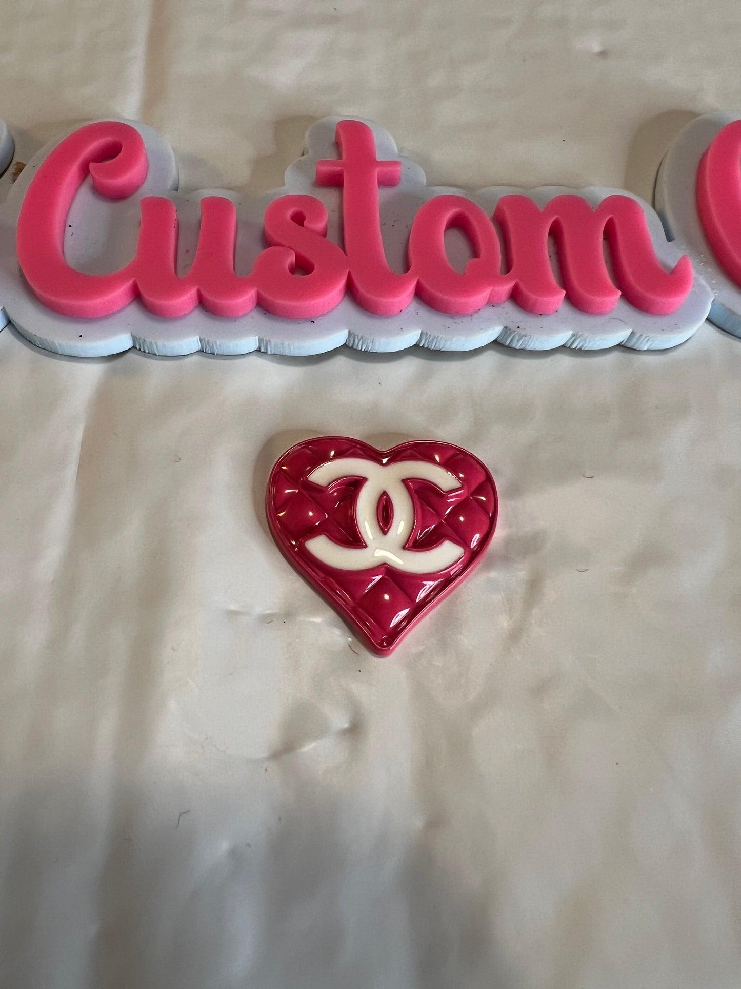 Hot Pink CC Heart