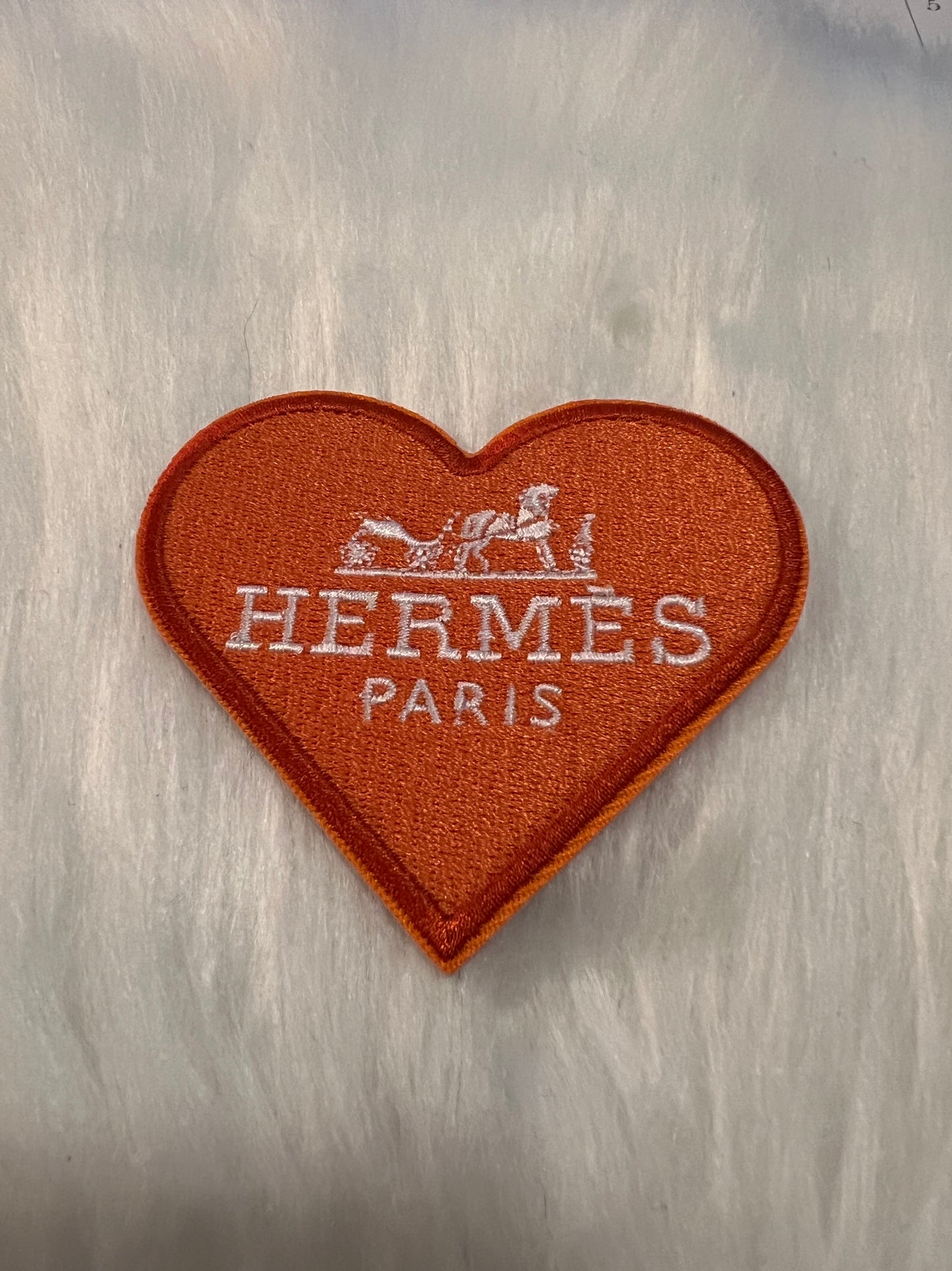 Orange Hermes Heart