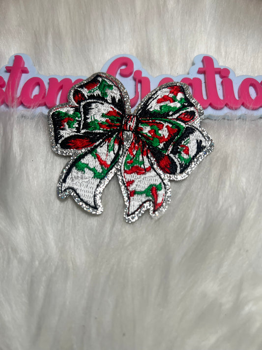 Red Green White Bow