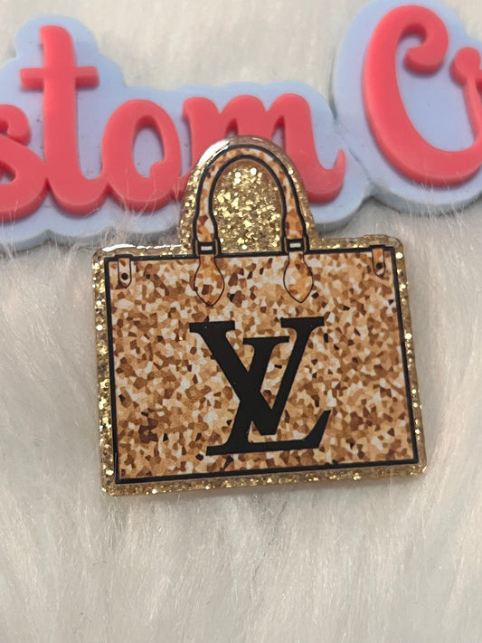 Gold LV purse
