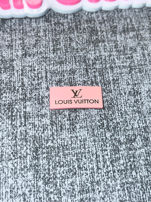 Matte Pink Rectangle Luxe Flat Back Charm – DIY Craft Embellishment