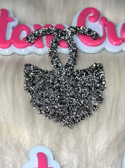 Crystal Drip Glam Emblem Patch – Iron On