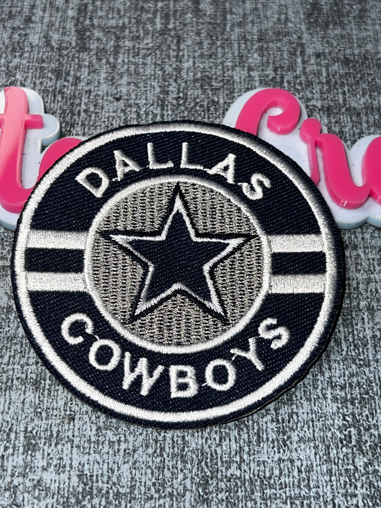 Western Star Circle Embroidered Patch – Classic Style Applique
