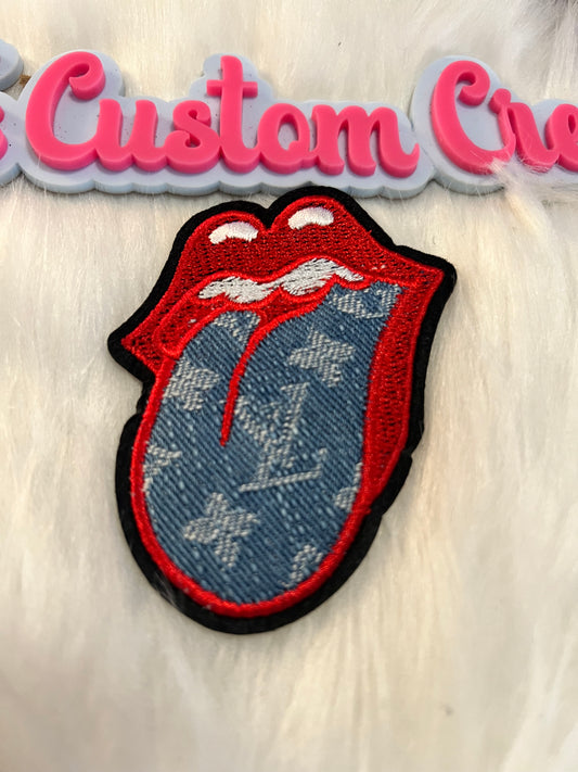 Lite Denim LV Lips