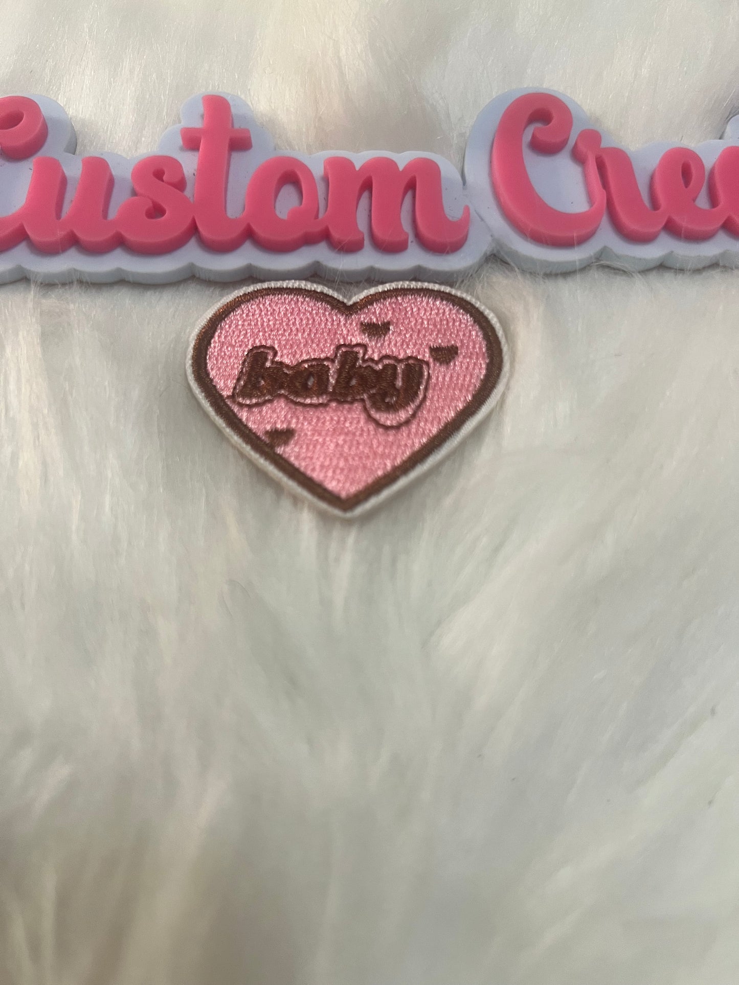 Pink & Brown Baby Heart