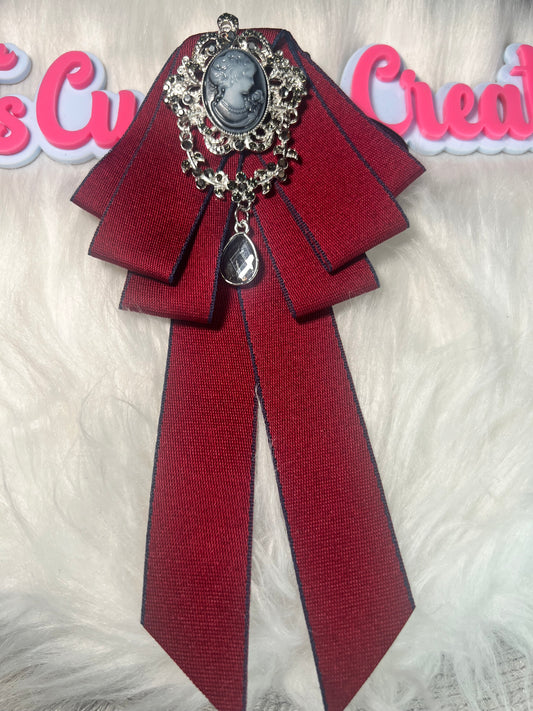 ❤️ Red Cameo Vintage Brooch