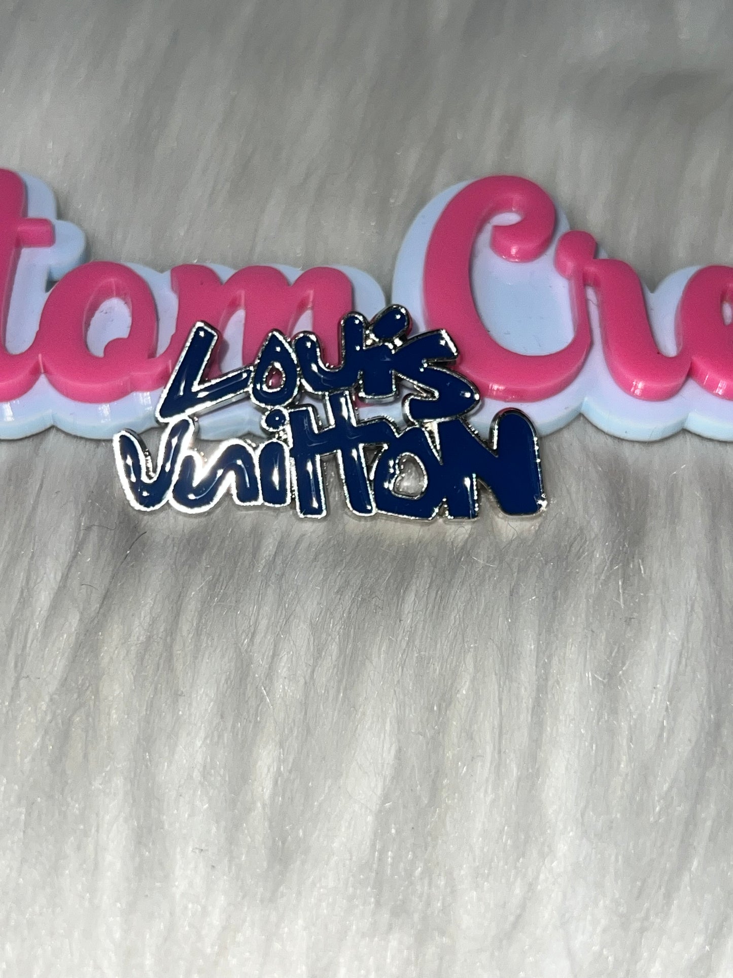 Luxe Script Fashion Charm