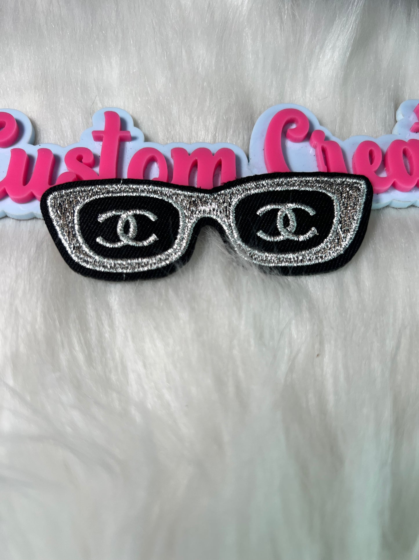 Black Silver CC glasses