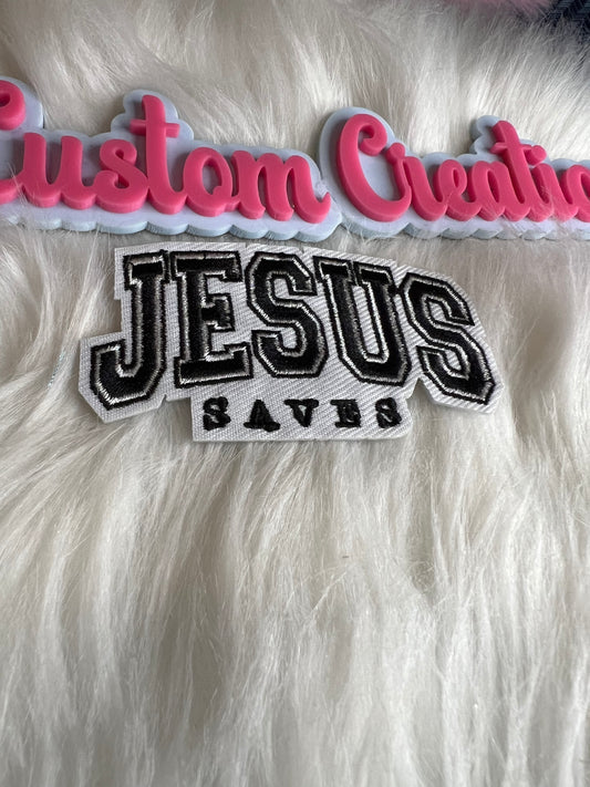 Black White Jesus Saves