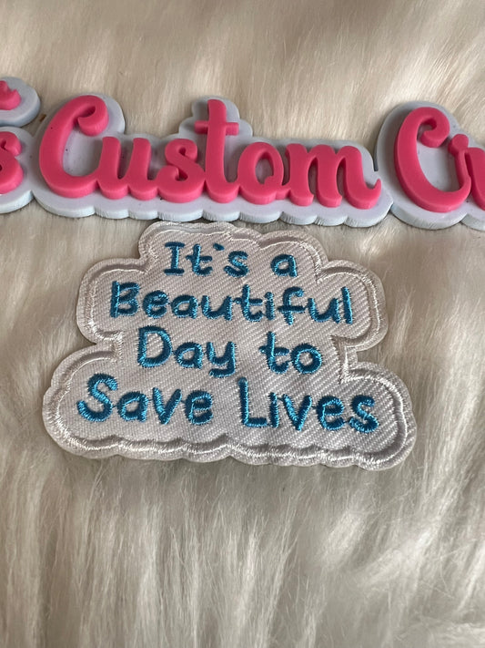 Blue White Save Lives