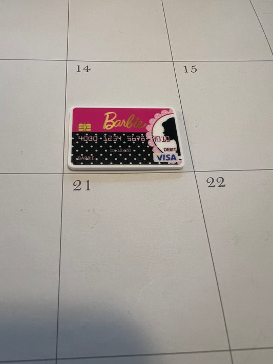 Black Barbie card