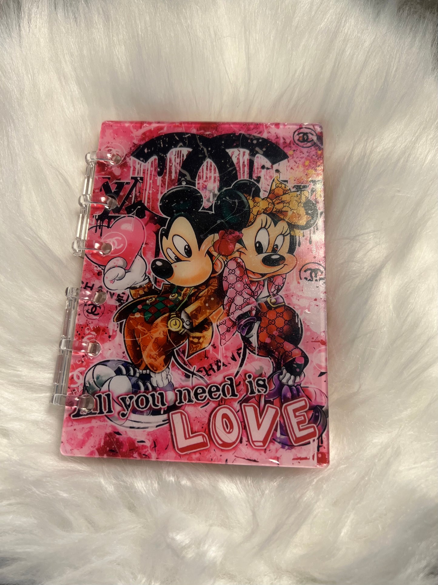 Acrylic Notebook CC Minnie Mickey