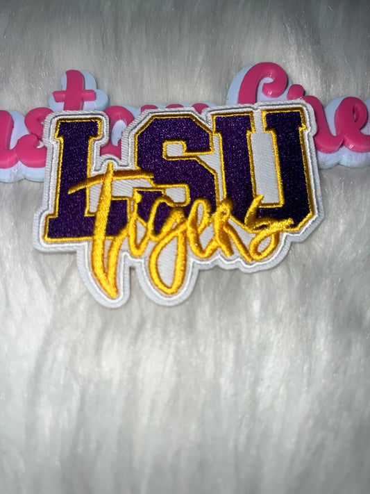 💛💜 LSU Tigers Iron-On Patch