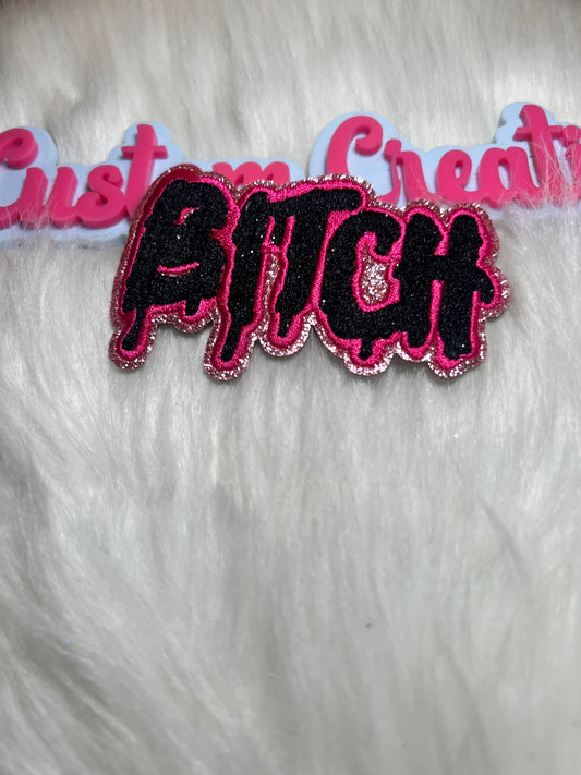 Black Trim Pink Bitch