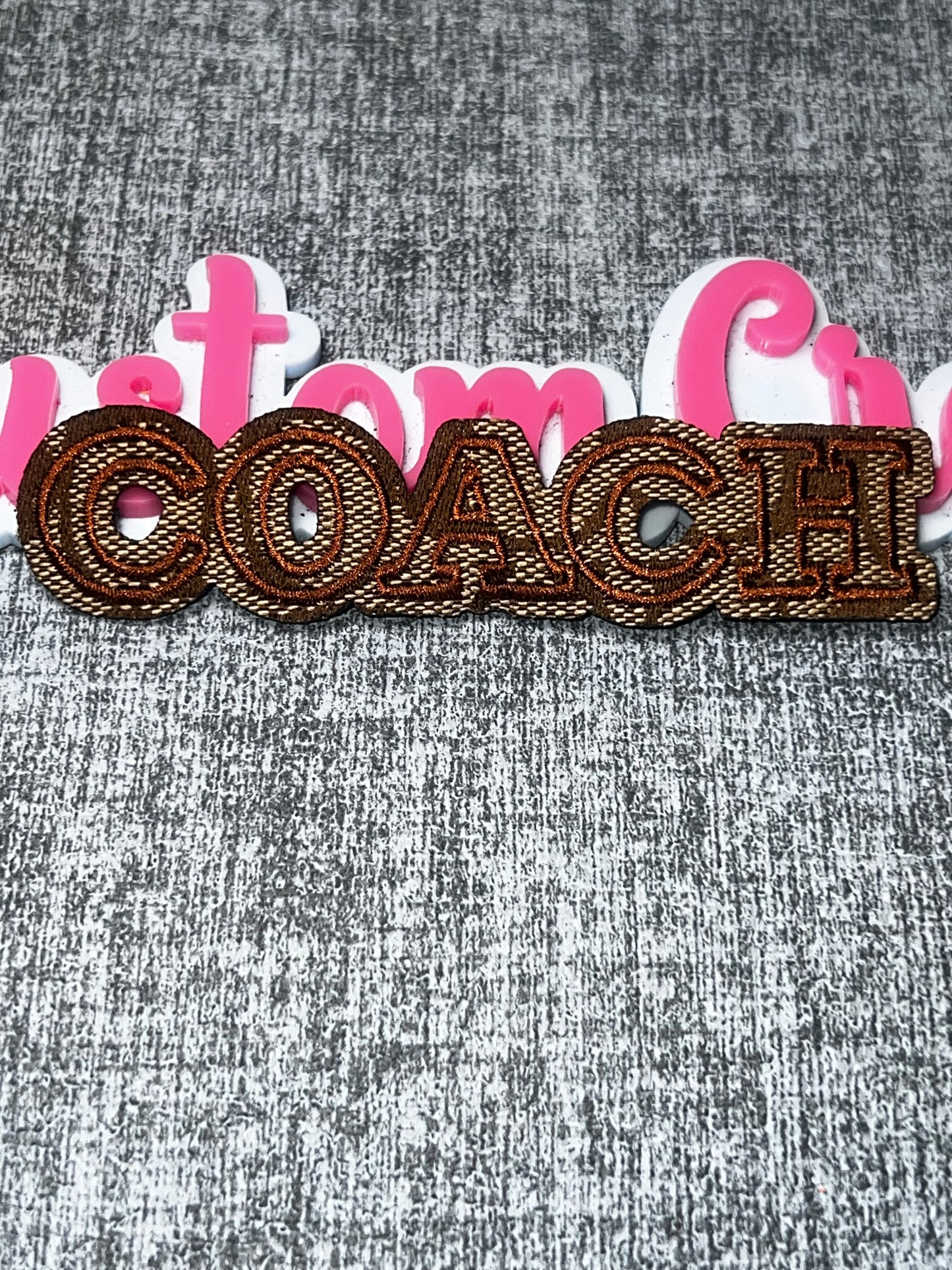 Style Letter Embroidered Iron-On Patch | Fashion Appliqué