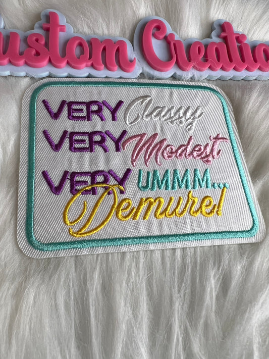 Very Classy Very Modest Very Demure