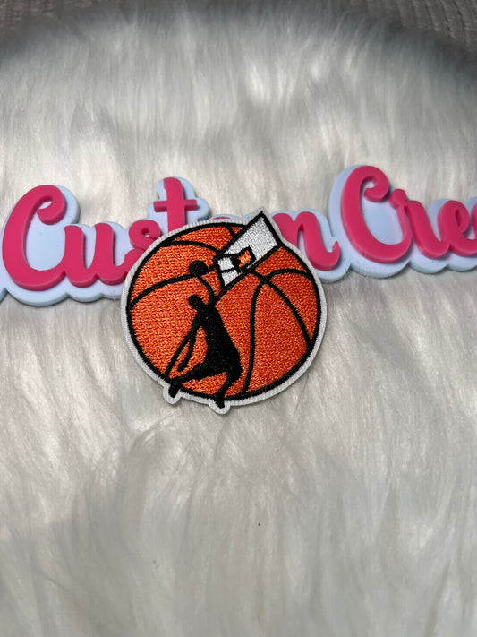 🏀 Basketball Dunk Iron-On Patch