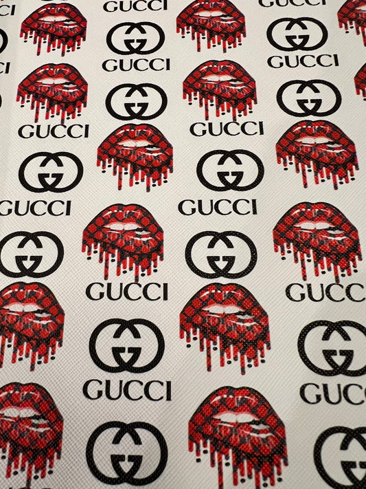 White Red Lip GG