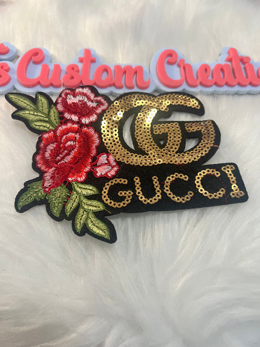 Sequin Rose GG Gold