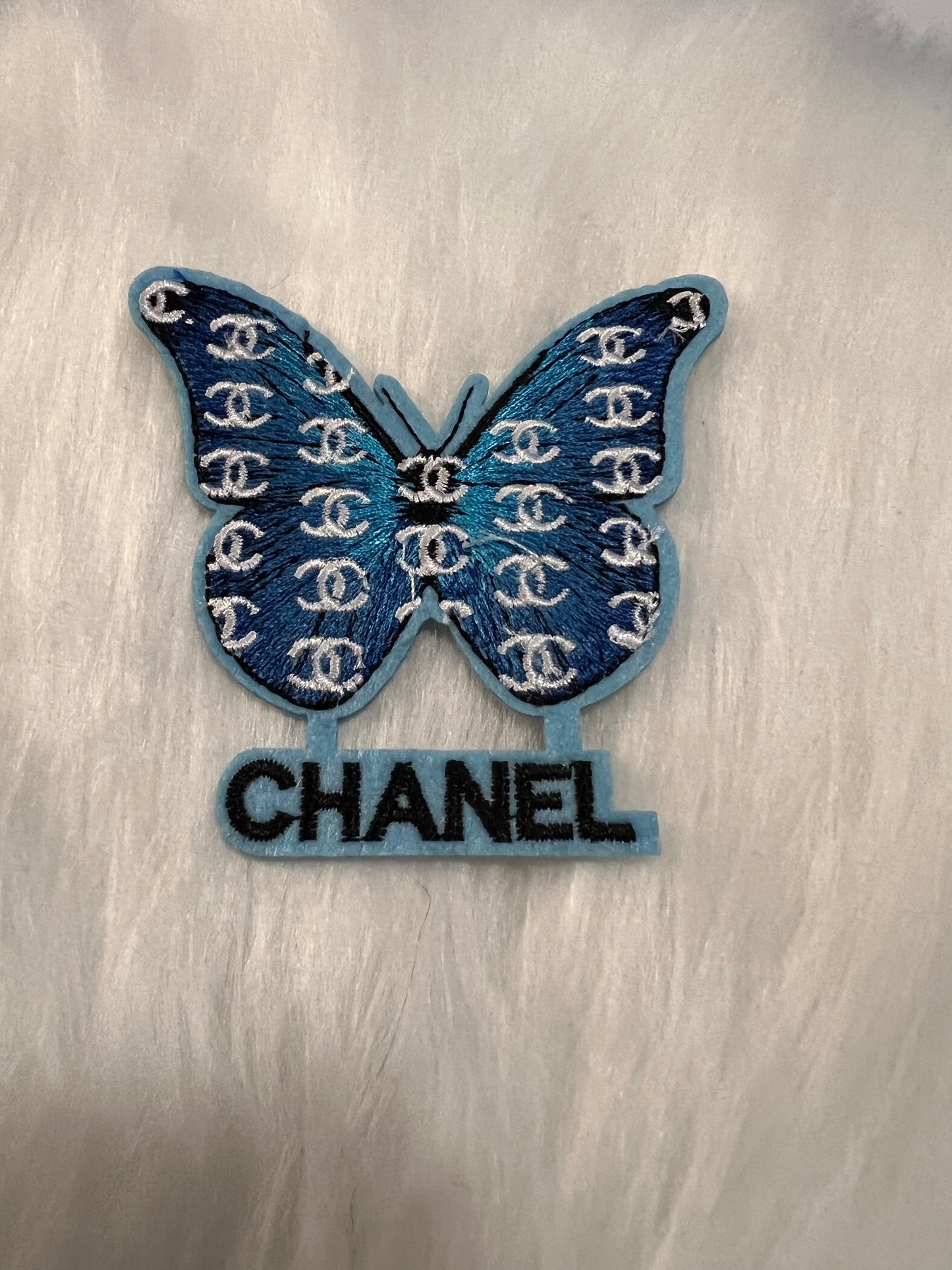 Blue White Black CC Butterfly