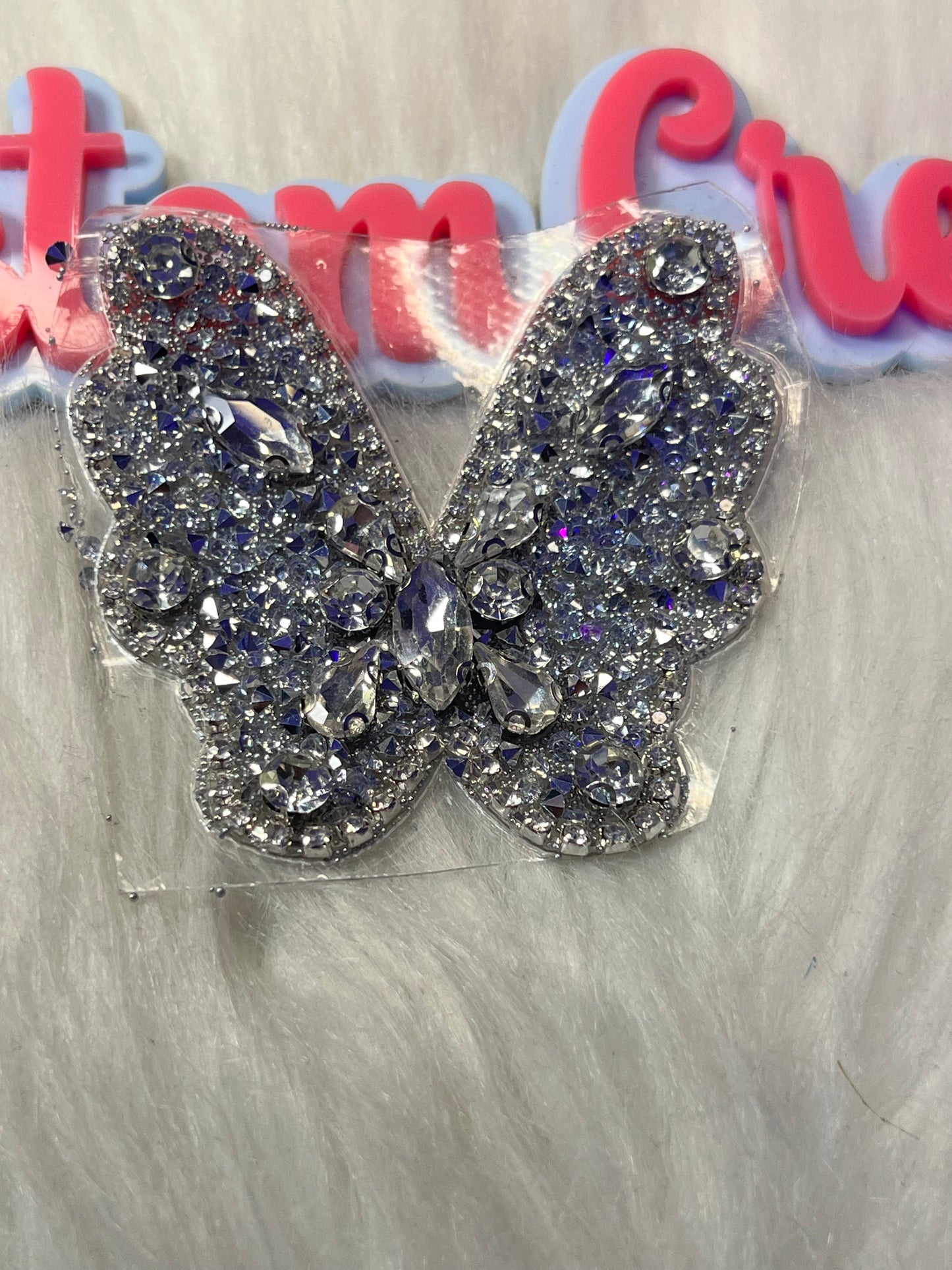 🦋 Crystal Butterfly Statement Patch
