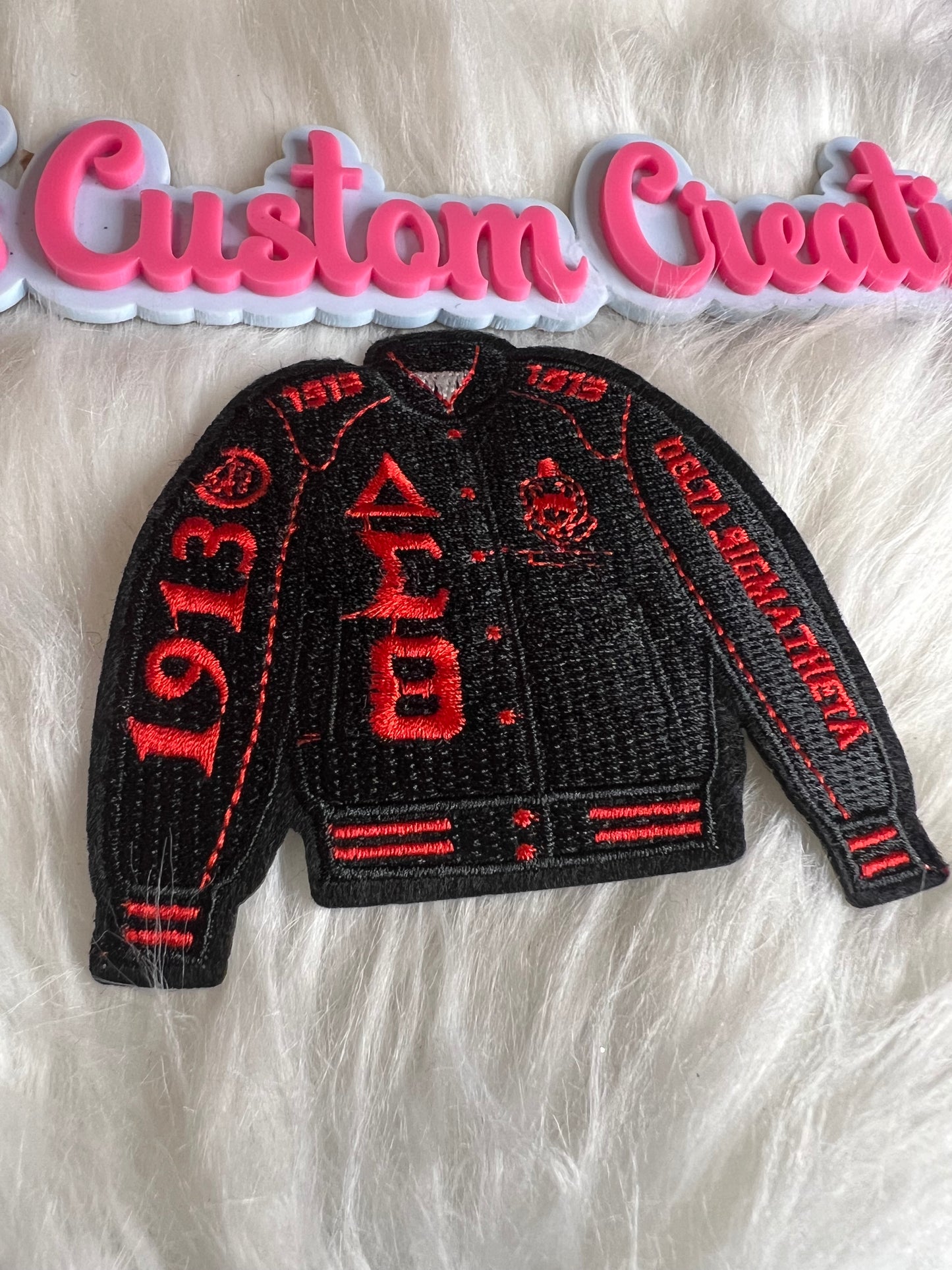 Red Black Delta Jacket