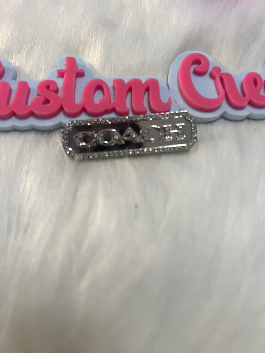 Silver Coach Brooch
