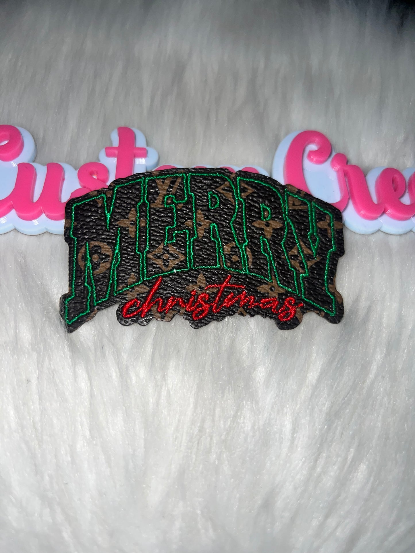 MERRY Christmas Camo Patch – Iron On