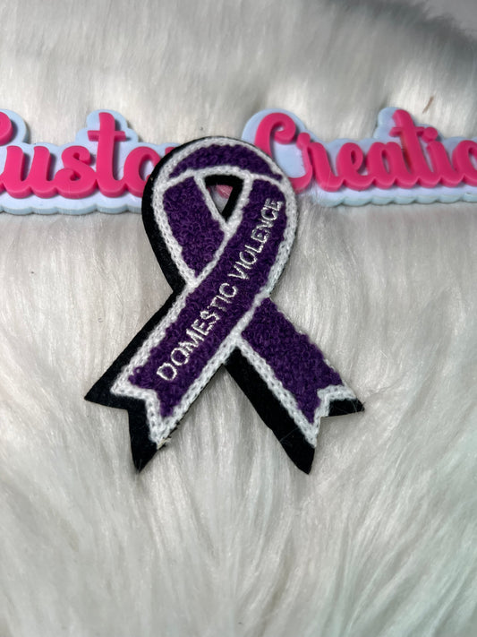 Domestic violence Purple Fluffy Ribbon